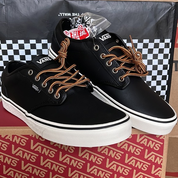 Vans Atwood Leather Black/Marshmallow WMNS sneakers - Picture 6 of 16